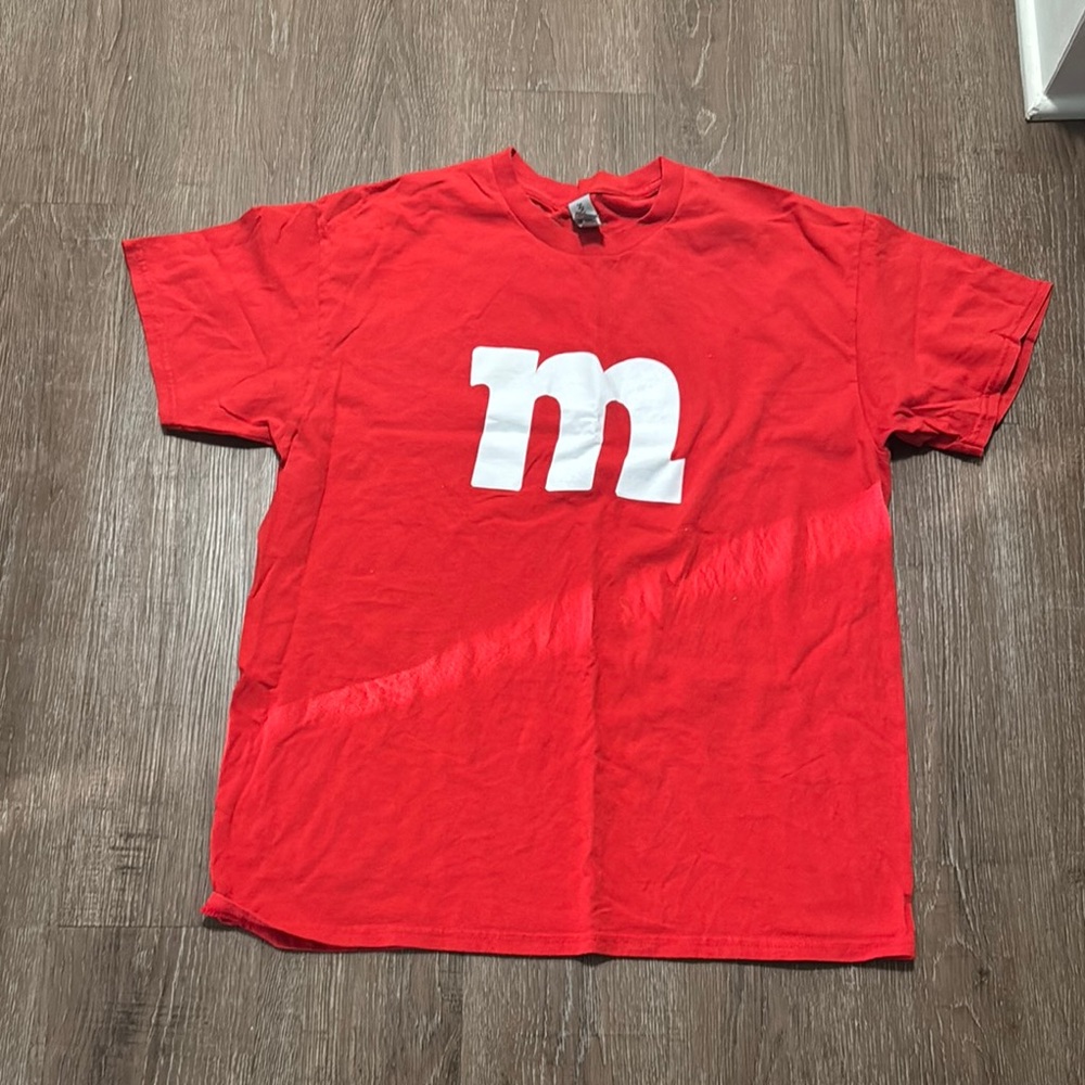 M&M'S Red and White Short Sleeve Tee